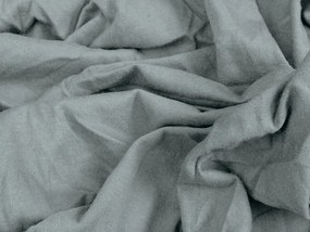 Jersey zöldeskék lepedő 90x200 cm