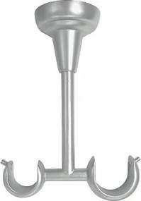 Dupla konzol 25mm Mennyezeti Fém Tartozékok fém függönykarnishoz