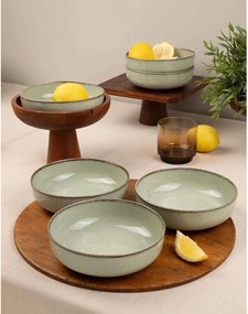 Világoszöld porcelán tálka szett 6 db-os 75 ml – Hermia