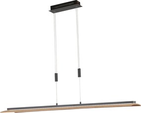 Fischer&Honsel SHINE-WOOD 61077 Függőlámpa 1x29w/led 2700k-3350k-4000k 3364lm ip20