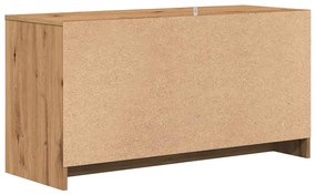 kézműves tölgy színű szerelt fa TV-szekrény 102x37,5x52,5 cm