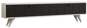 TV szekrény Alberi - Anthracite, White