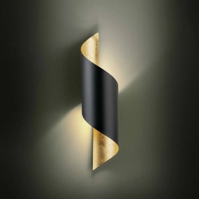 Eglo 39654 Jabaloyas fali lámpa, arany színű belső festéssel, fekete, E27 foglalattal, max. 1x40W, IP20