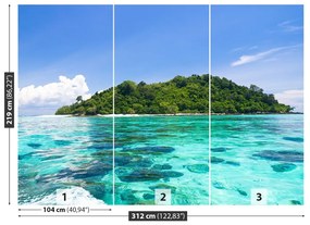 Fotótapéta Blue Paradise Island 104x70 cm