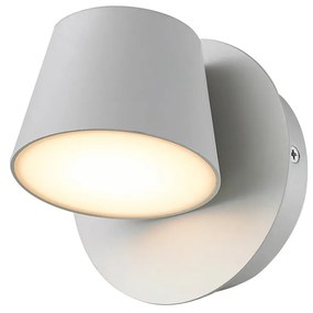 ITALUX KUOLA fali lámpa fehér, 3000K melegfehér, beépített LED, 240 lm, IT-MB1350-1 WH