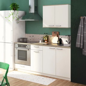 Konyhaszekrény COOKING tölgy/fehér