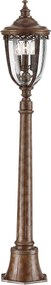 Feiss klasszikus kültéri állólámpa english bridle antik bronz átlátszó elsfe-eb4-m-brb IP44