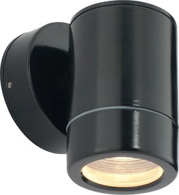 ENDON ST5009BK ODYSSEY Modern Kültéri Fali Lámpa Fekete, Átlátszó GU10 IP44