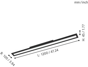 Eglo 900095 - LED Dimmelhető mennyezeti lámpa SALOBRENA-Z LED/33,5W/230V