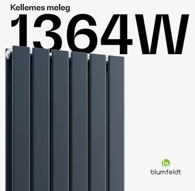 Blumfeldt Ontario radiátor 180x45 Teljesítmény 1364 W