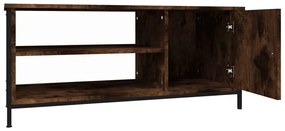 füstös tölgy színű szerelt fa TV-szekrény 100 x 40 x 45 cm
