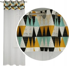 Függöny Kész Fátyol Függöny Karnis 140x245 cm