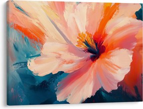Kép - Festett virág (70x50 cm)