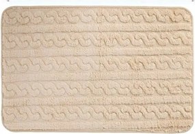Fürdőszobaszőnyeg Csúszásgátló Puha Bolyhos bézs 45X75CM