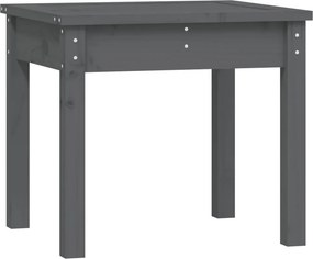 vidaXL szürke tömör fenyőfa kerti pad 50x44x45 cm