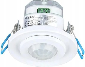 Mozgásérzékelő 360st Süllyesztett Kerek Állítható Fehér V-tac VT-8030