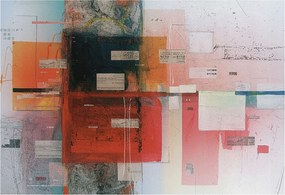 Fotótapéta Falra az előszoba konyhájába Absztrakt kompozíció 152x104