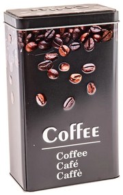 Fém kávétartó doboz Black3D – Dakls