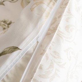 Mikroszálas flanel ágyneműhuzat LUNAVA krémszínű Ágyneműhuzat mérete: 70 x 90 cm | 140 x 200 cm