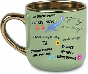 Elegáns bögre „Az én bögrém” 400 ZöldD