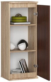 Függesztett szekrény Wren II (szonoma tölgy + wenge). Akció -14%. 1069111