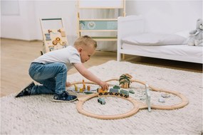 FreeON free2play fa vasút szett vagonokkal, állatokkal