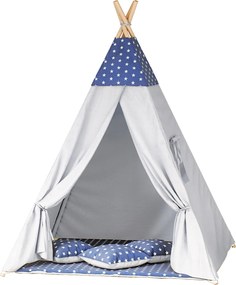 TP Teepee sátor - kék csillagok