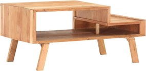 vidaXL tömör akácfa dohányzóasztal 100 x 50 x 45 cm
