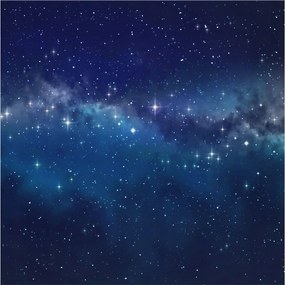 Dekoratív Fotótapéta Hálószobába Csillagos éjszaka 250x250 Ragasztó