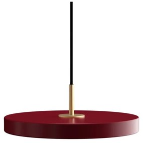 Piros LED függőlámpa fém búrával ø 31 cm Asteria Mini – UMAGE