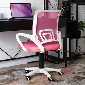 Irodai Forgószék Rózsaszín Színben. NATE