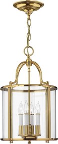 Hinkley HK-GENTRY-P-M-PB - GENTRY láncos csillár 4xE14/60W/230V arany