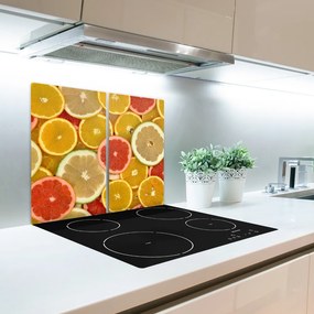 Üveg vágódeszka Citrusfélék 60x52 cm