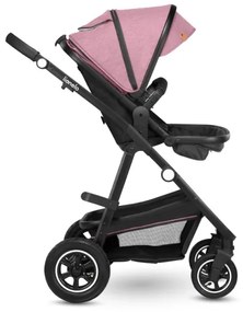 Lionelo - Kombinált, 2 az 1-ben babakocsi AMBER Pink Rose