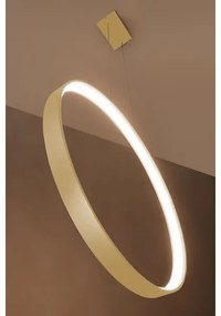 Thoro TH.175 - LED Csillár zsinóron RIO LED/50W/230V CRI90 3000K átm. 78 cm arany