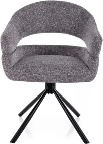 Borgo Leo forgatható étkezőszék szürke