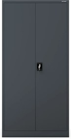 Fém irodai és műhelyszekrény antracit: JAN D600 900 x 1850 x 600 mm