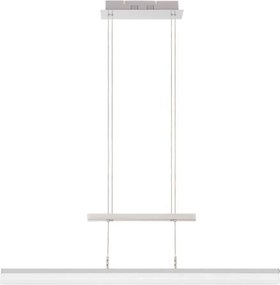 Eglo 55095 - LED fĂ©nyerĆszabĂĄlyozhatĂł kĂĄbeles csillĂĄr LED/18W/230V matt krĂłm