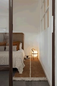 Téglavörös-bézs pamut futószőnyeg 80x230 cm Duetto Toffee – Lorena Canals