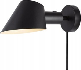 Nordlux Stay fali lámpa fekete, E27, állítható fejjel, 2220381003