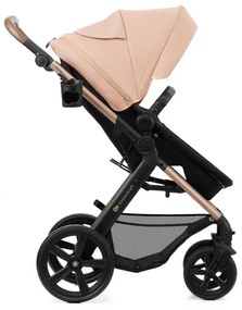 KINDERKRAFT - Kombinált babakocsi 3in1 MOOV 2 Sand bézs + autósülés MINK PRO