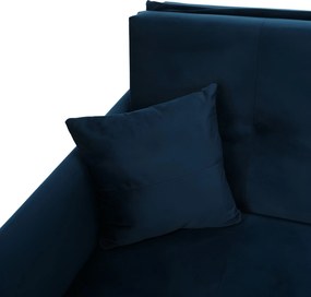 Kinyitható 3-as ülés, párizsi kék szövet Riviera, ALANA