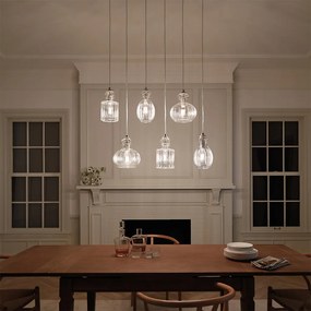 Elstead Lighting RIVIERA KL-RIVIERA-P-A Függőlámpa 1x60W/E27