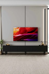 Capella TV-állvány, fekete, 240 cm