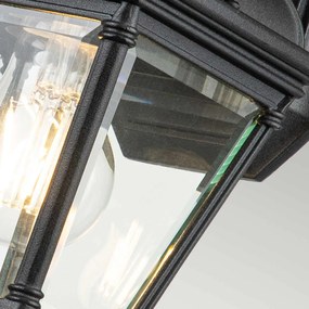 Elstead klasszikus kültéri fali lámpa bayview fekete elsbayview-2s-bk IP44