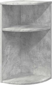 vidaXL Végasztal Beton Szürke 29,6 x 29,6 x 60 cm Faanyag