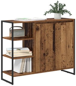 Oldalsó szekrény Öreg fa 96.5 x 30 x 75 cm Faanyag