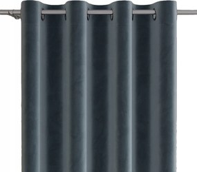 Velvi kész függöny 140x240 kék