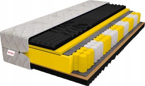 Matrac 160x200 cm Yellow Night Prestige H3 H4 rugós kókuszdióval