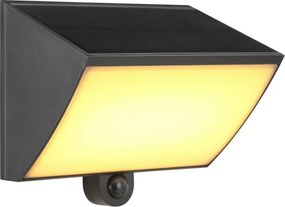 Brilliant - LED napelemes fali lámpa SIERRA LED/6W/3,7V 2000 mAh IP54 fekete